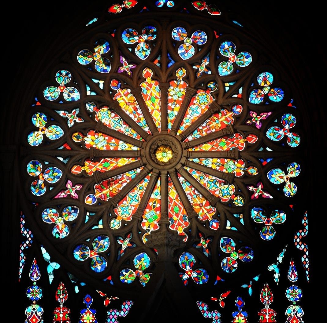 Rosetón iglesia basílica del voto nacional